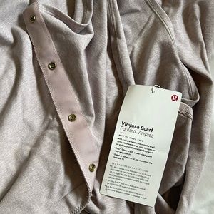 NWT Lululemon Vinyasa Scarf. Marled Pink. Brand New. Non-smoking home.